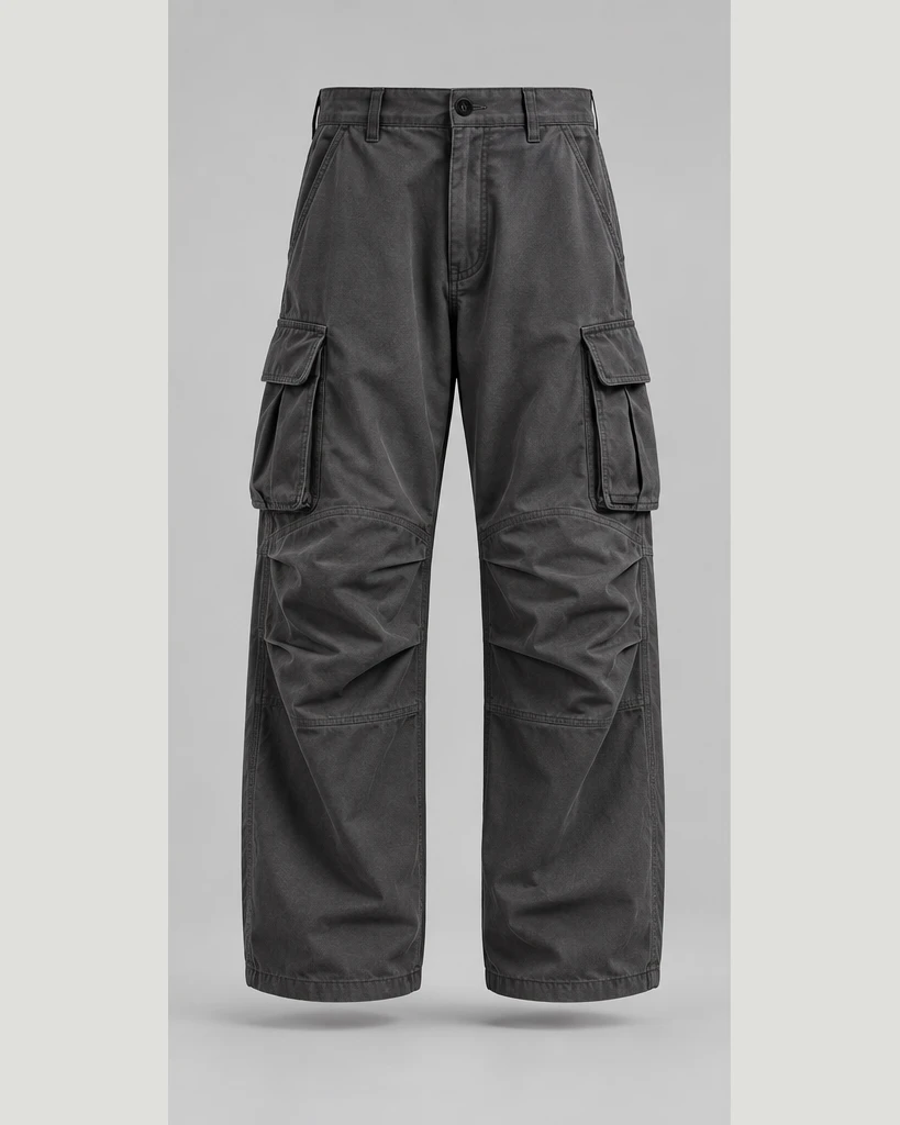 Alley Utility Pants — Charcoal, front view