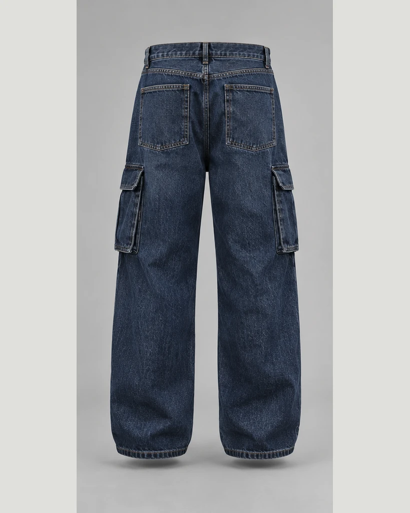 Borough Denim Cargo, back view